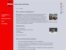 Tablet Screenshot of moto-trainingskurse.ch